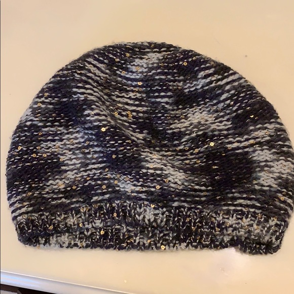 Anthropologie sequin beanie cap - Picture 1 of 3